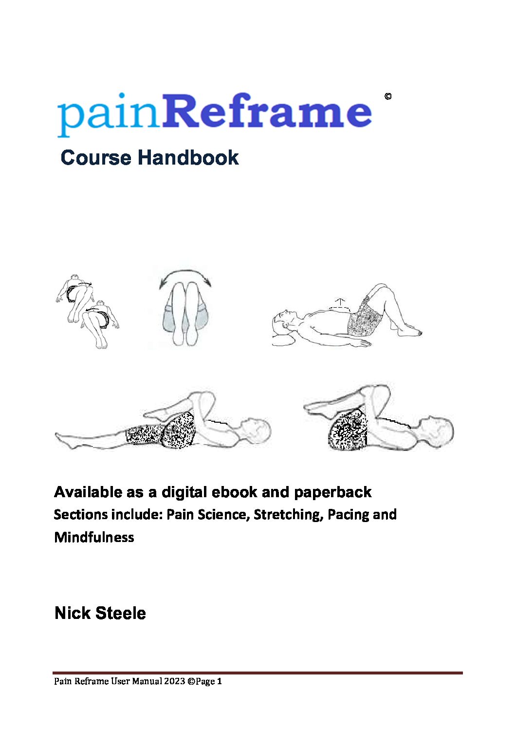 Pain Reframe Course Handbook (ebook download)
